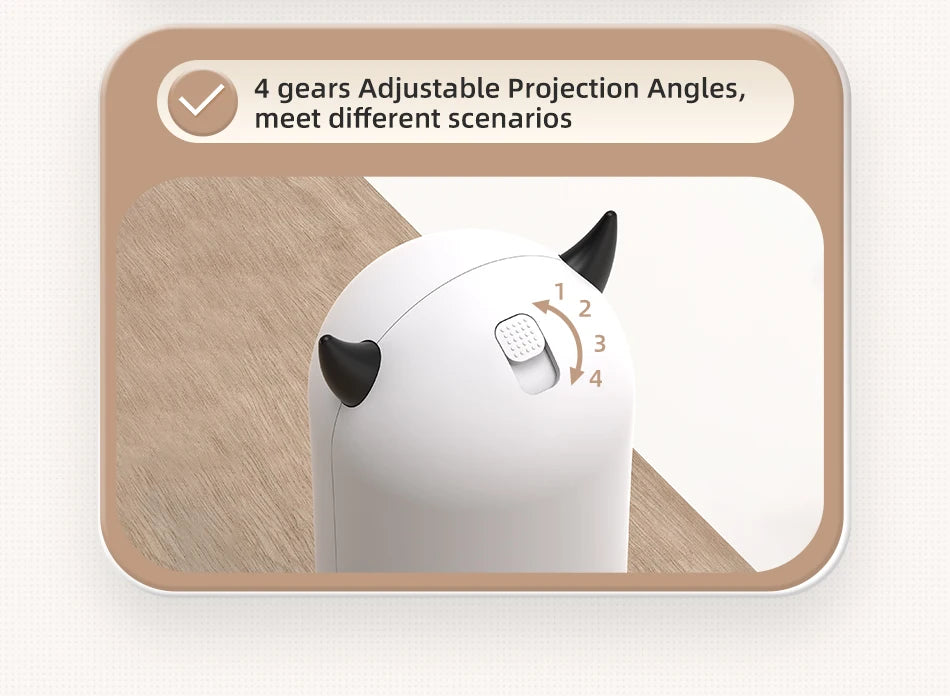 Automatic Cat Laser Toy - Interactive Smart Teasing Light for Pets