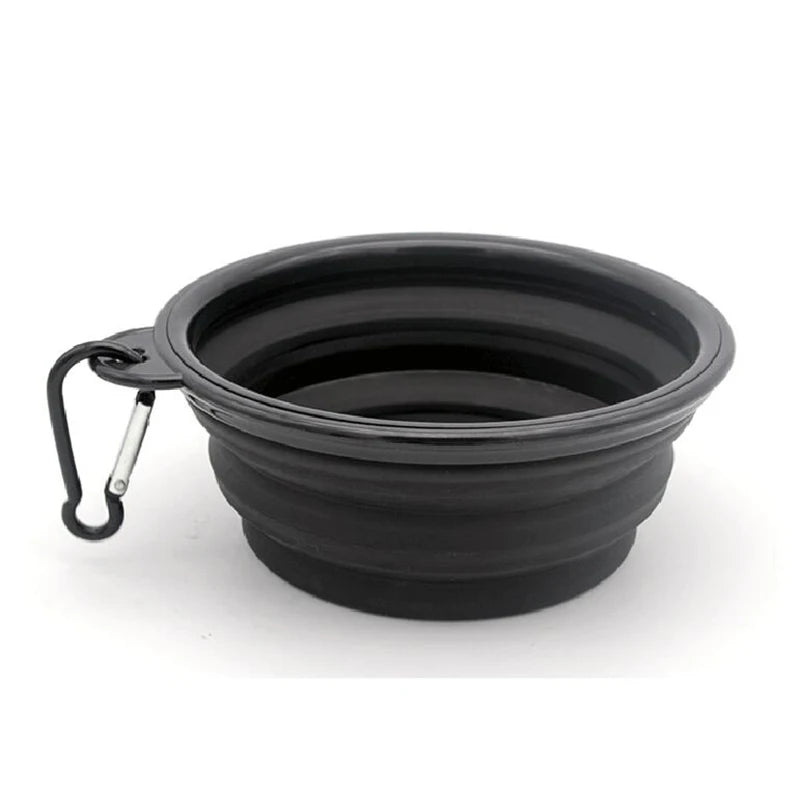 Collapsible Silicone Pet Bowl - Portable Water & Food Feeder