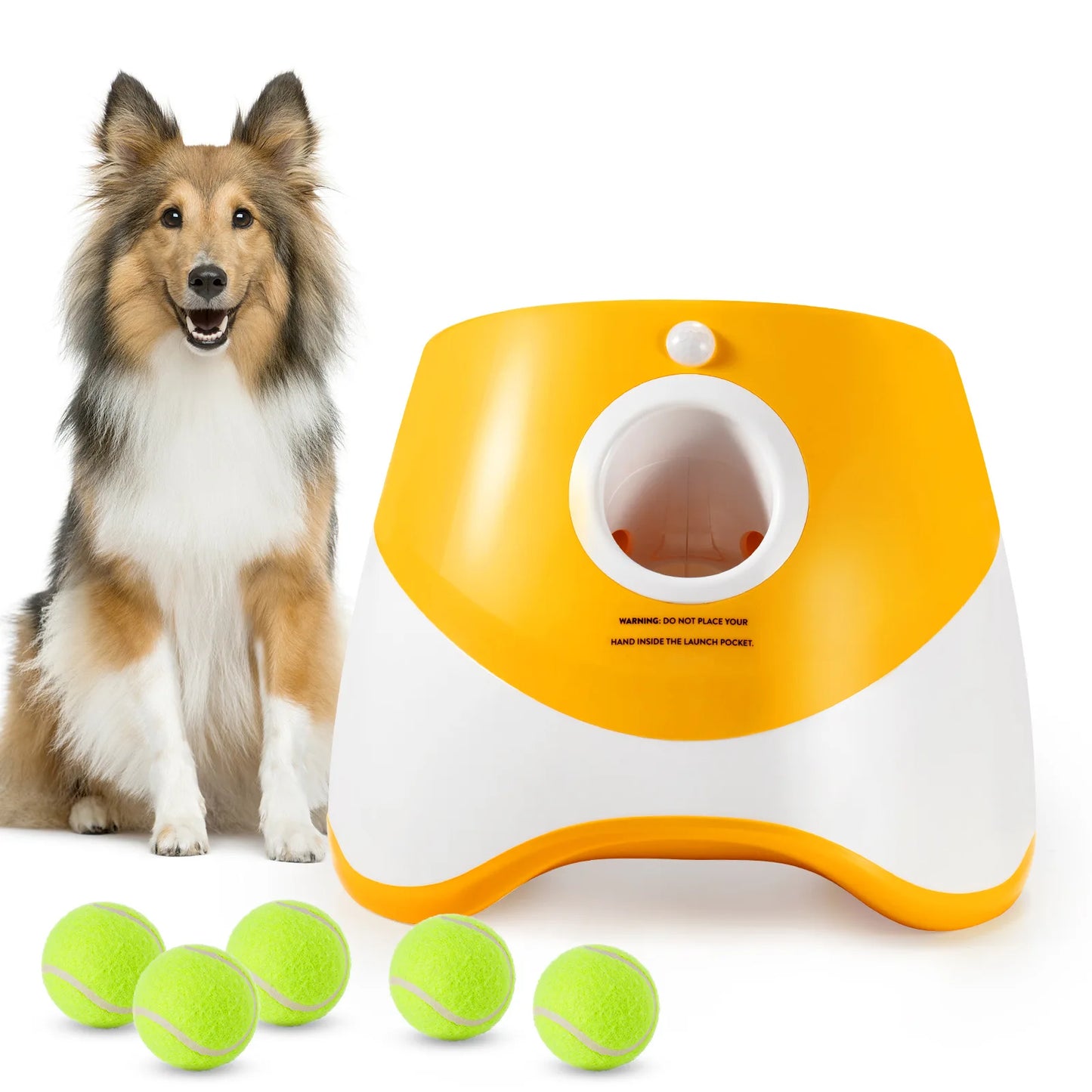 Smart Dog Tennis Ball Launcher - Interactive Training & Play Toy