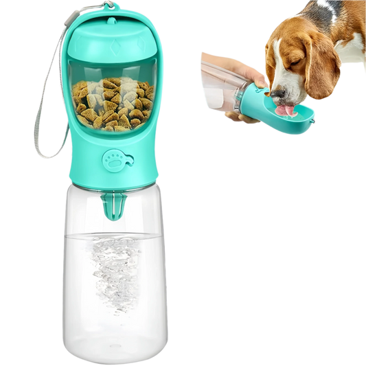 Portable Pet Water Bottle - Travel Dispenser for Dogs & Cats