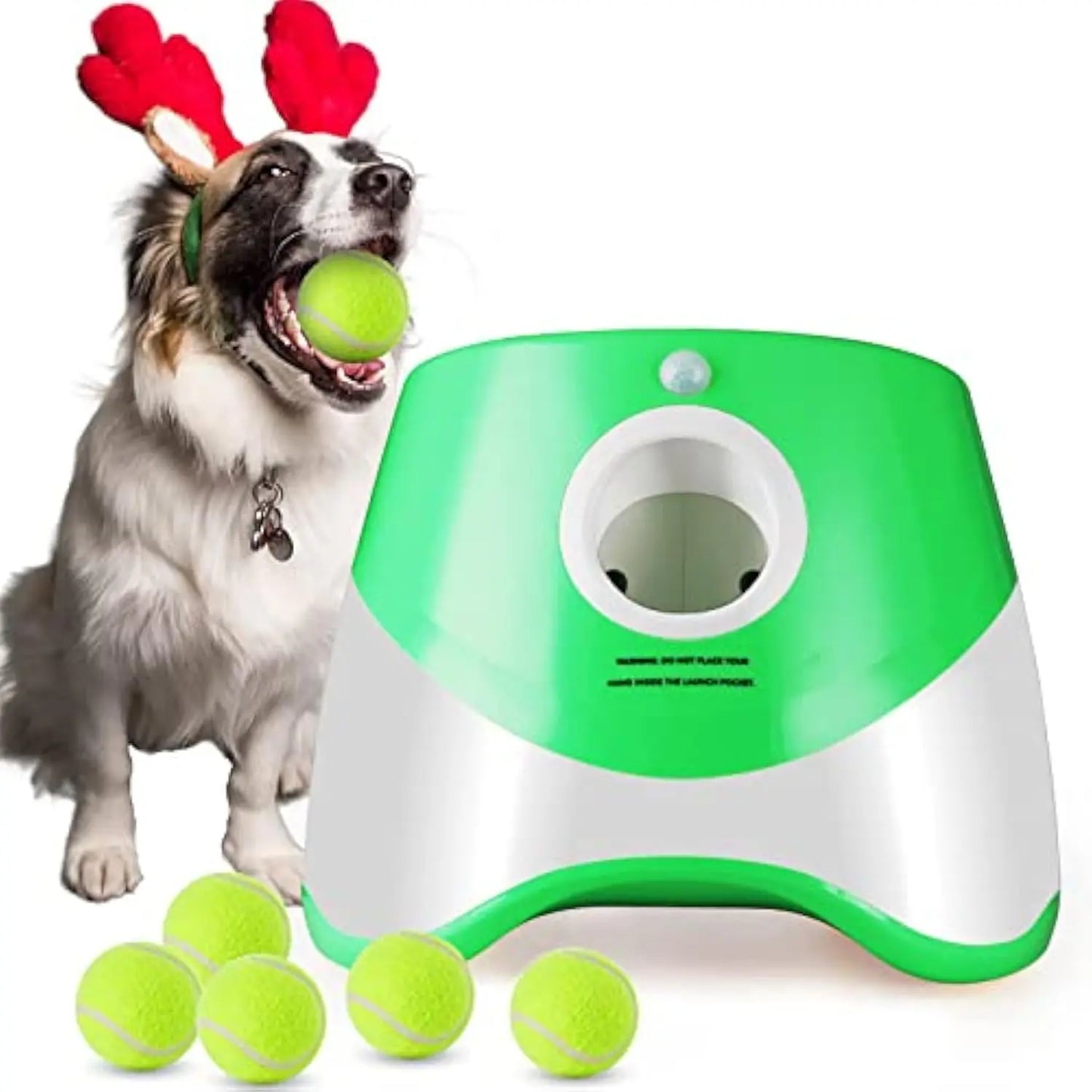 Smart Dog Tennis Ball Launcher - Interactive Training & Play Toy