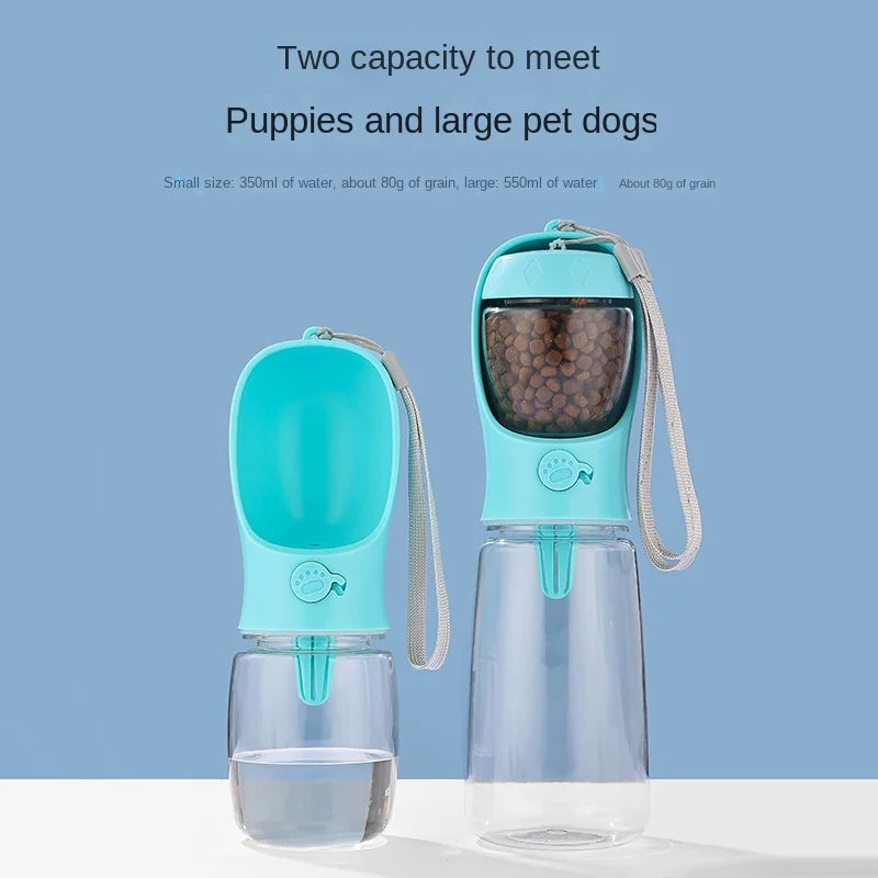 Portable Pet Water Bottle - Travel Dispenser for Dogs & Cats