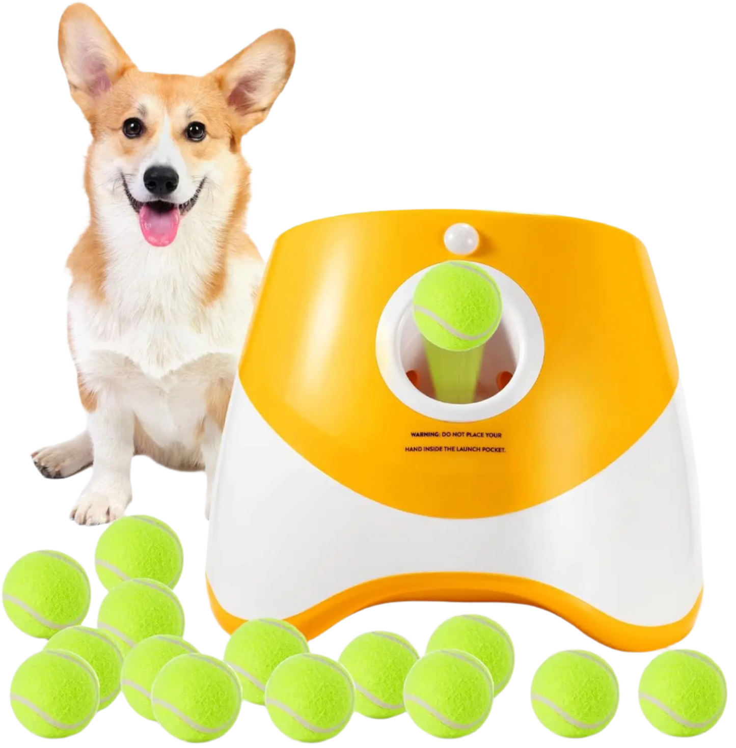 Smart Dog Tennis Ball Launcher - Interactive Training & Play Toy