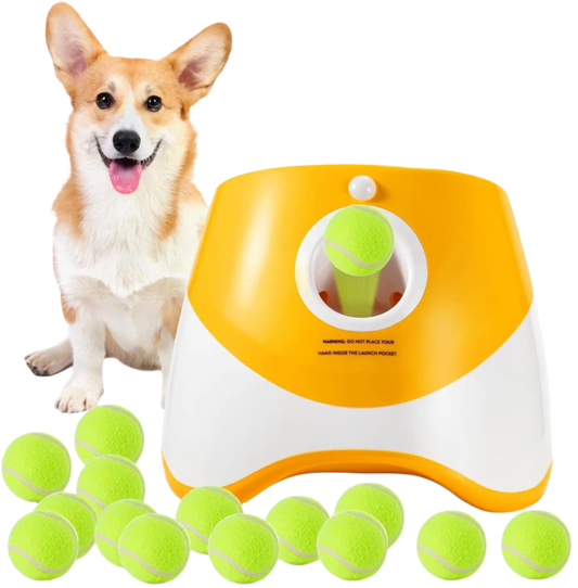 Smart Dog Tennis Ball Launcher - Interactive Training & Play Toy