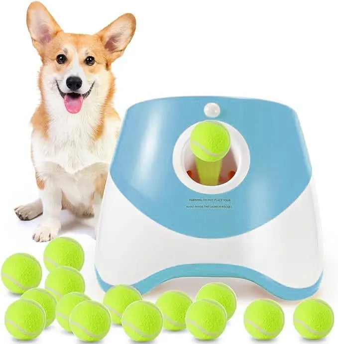 Smart Dog Tennis Ball Launcher - Interactive Training & Play Toy